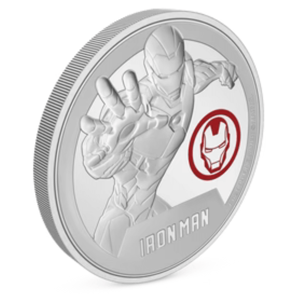 IRON MAN Marvel Classic Superheroes 1 Oz Silver Coin $2 Niue 2024 - PARTHAVA COIN