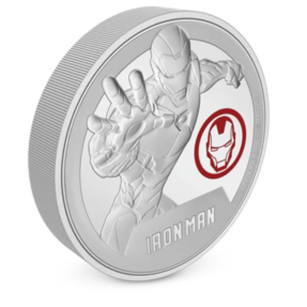 IRON MAN Marvel Classic Superheroes 3 Oz Silver Coin $10 Niue 2024 - PARTHAVA COIN