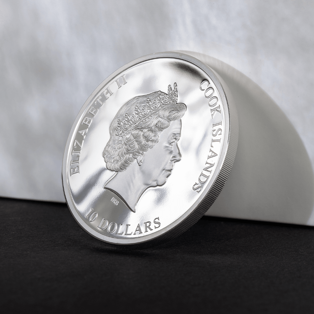 KISS THE FROG Eye of a Fairytale 2 Oz Silver Coin $10 Cook Islands 2023 - PARTHAVA COIN