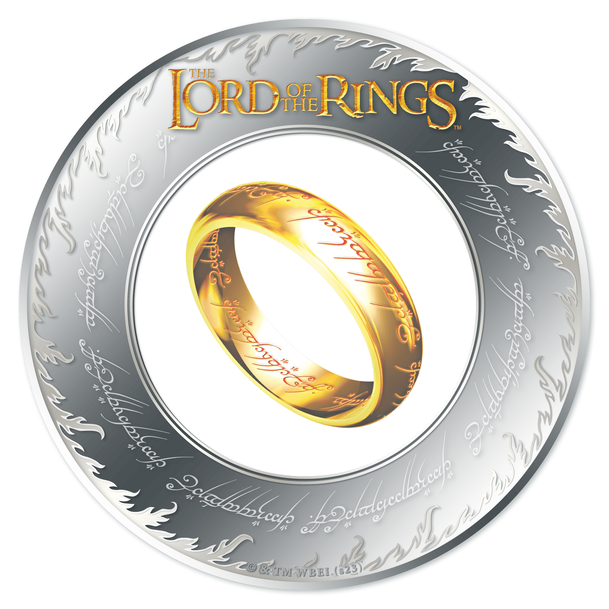 LORD OF THE RINGS 2 Oz Silver Coin $5 Samoa 2024 - PARTHAVA COIN