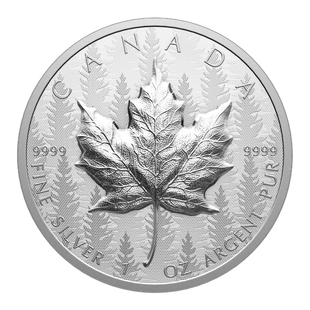 MAPLE LEAF Ultra High Relief 1 Oz Silver Coin $20 Canada 2024 - PARTHAVA COIN