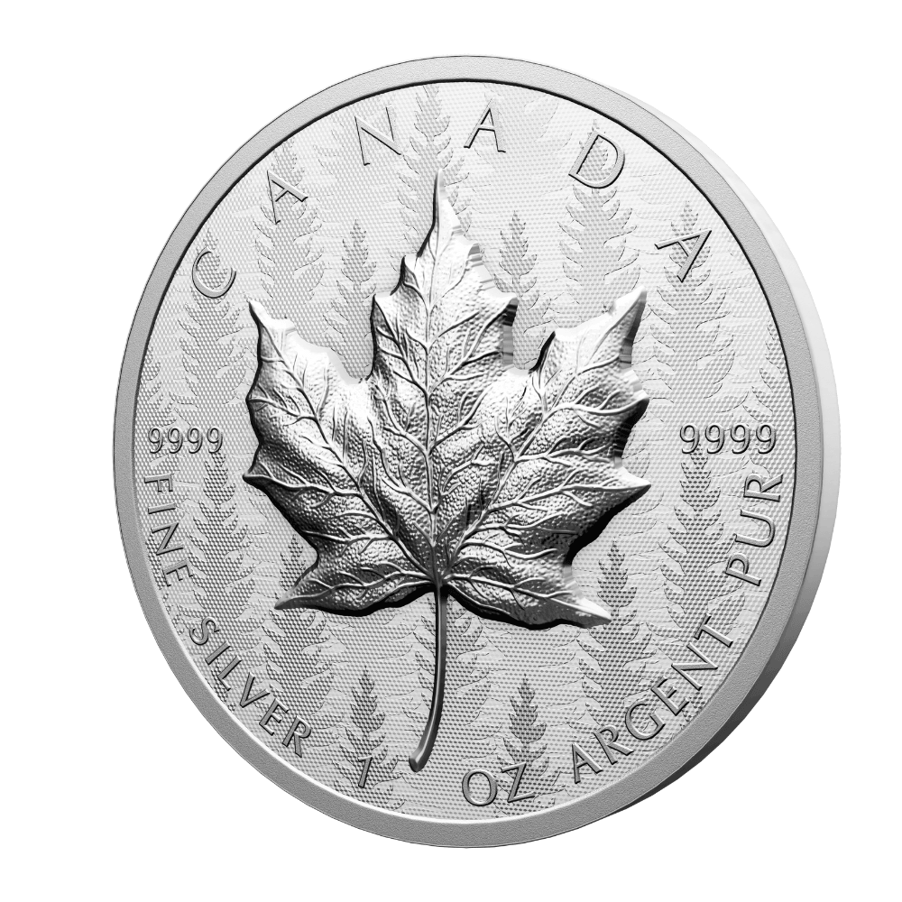 MAPLE LEAF Ultra High Relief 1 Oz Silver Coin $20 Canada 2024 - PARTHAVA COIN