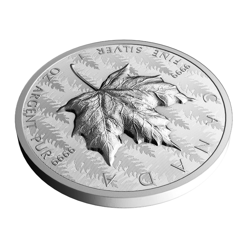 MAPLE LEAF Ultra High Relief 1 Oz Silver Coin $20 Canada 2024 - PARTHAVA COIN