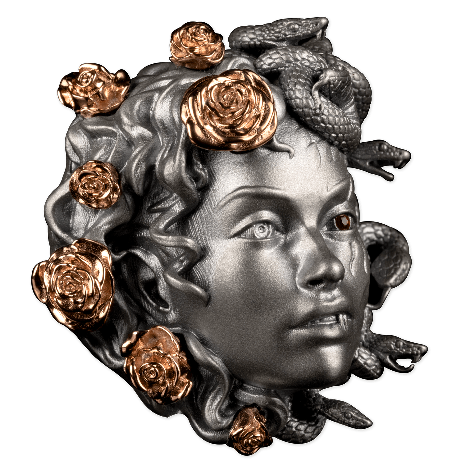 MEDUSA 3D 3 Oz Silver Coin $5 Barbados 2024 - PARTHAVA COIN