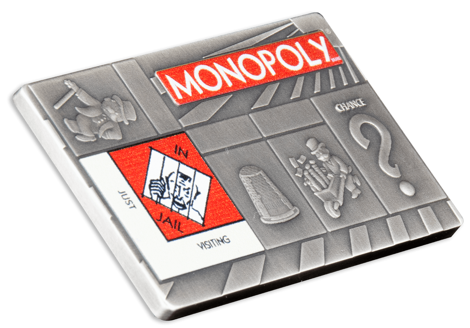 MONOPOLY Set 4 x 1 Oz Silver Coins $5 Samoa 2023 - PARTHAVA COIN