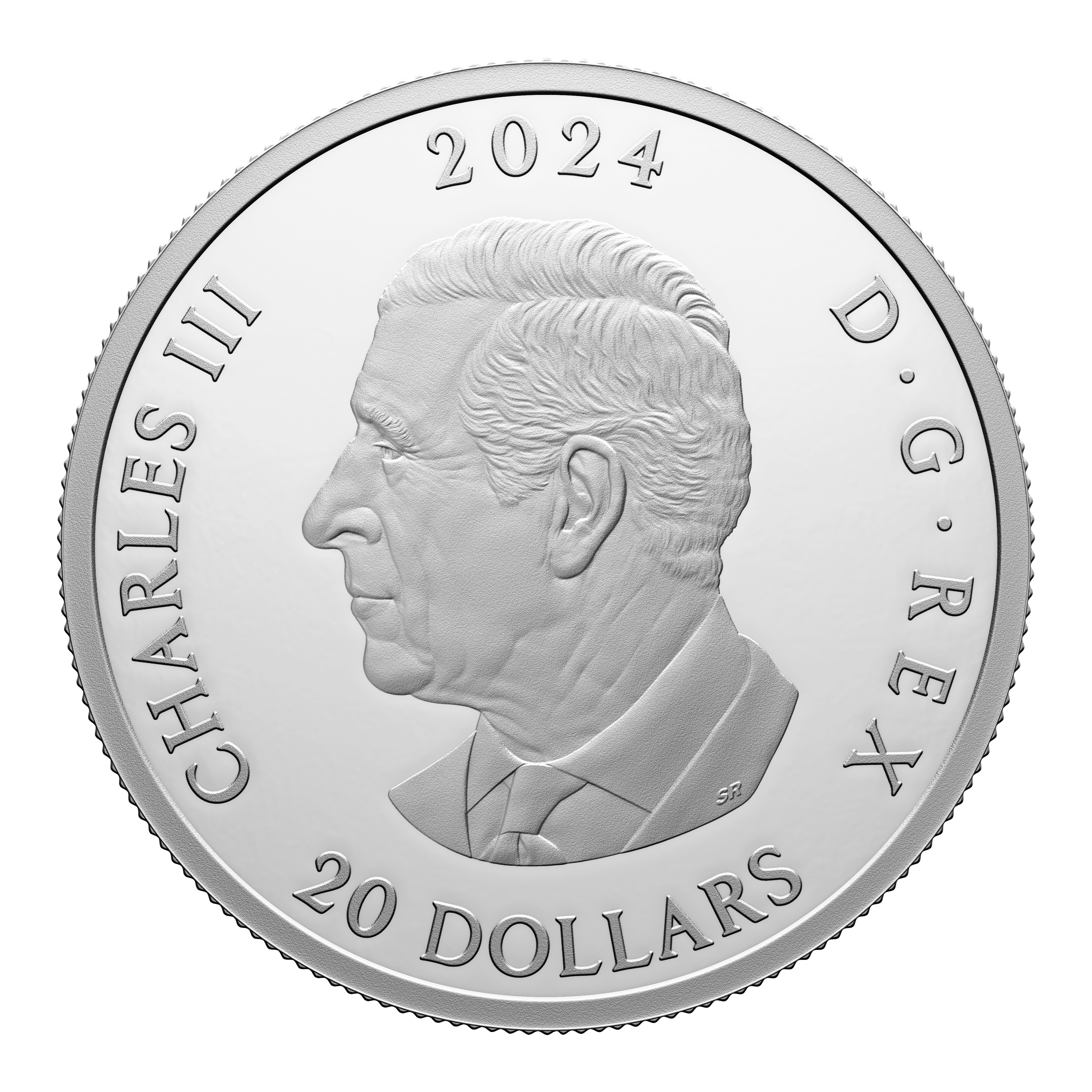 MOOSE Wildlife reflections 1 Oz Silver Coin $20 Canada - PARTHAVA COIN