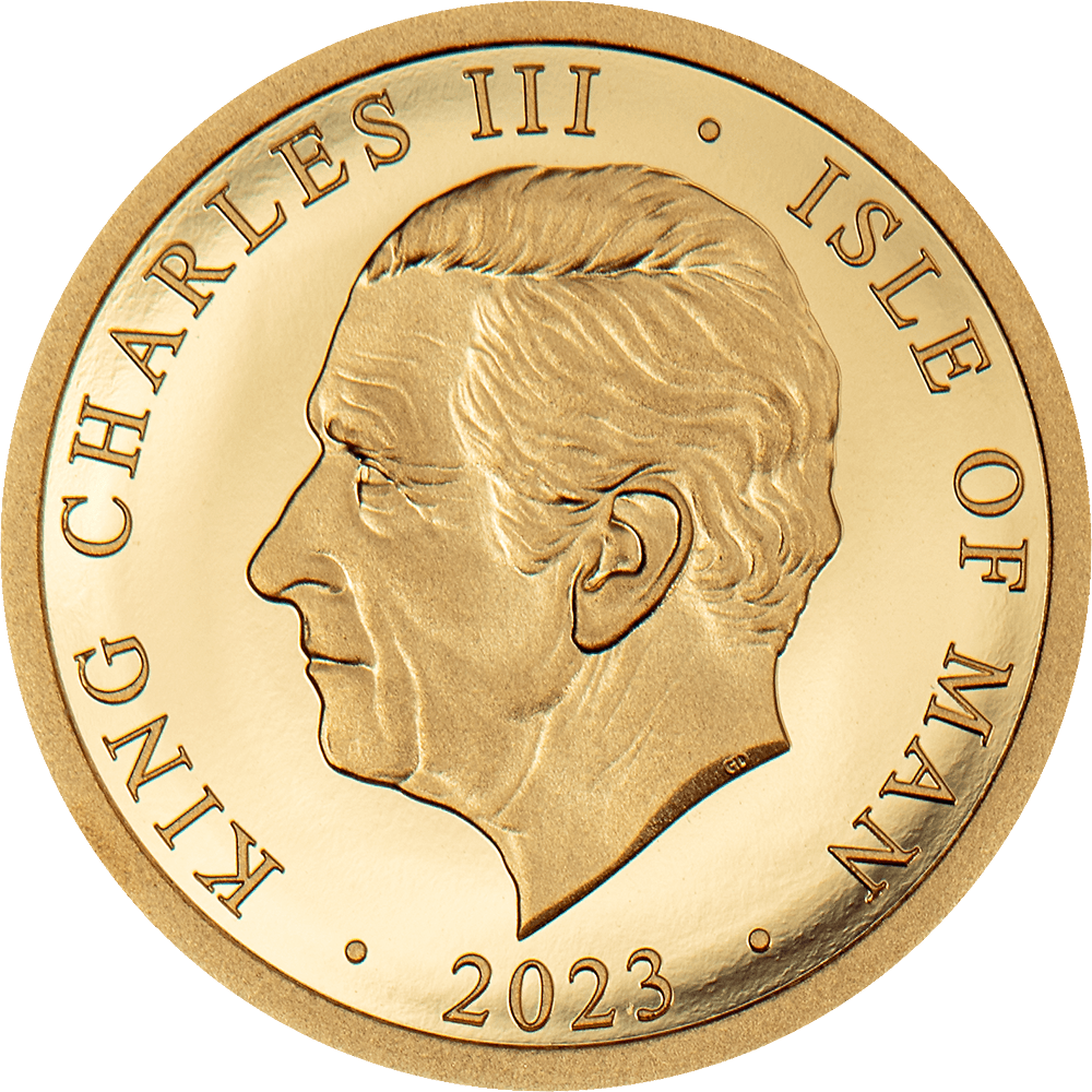ONE NOBLE Gold Coin Isle of Man 2023 - PARTHAVA COIN