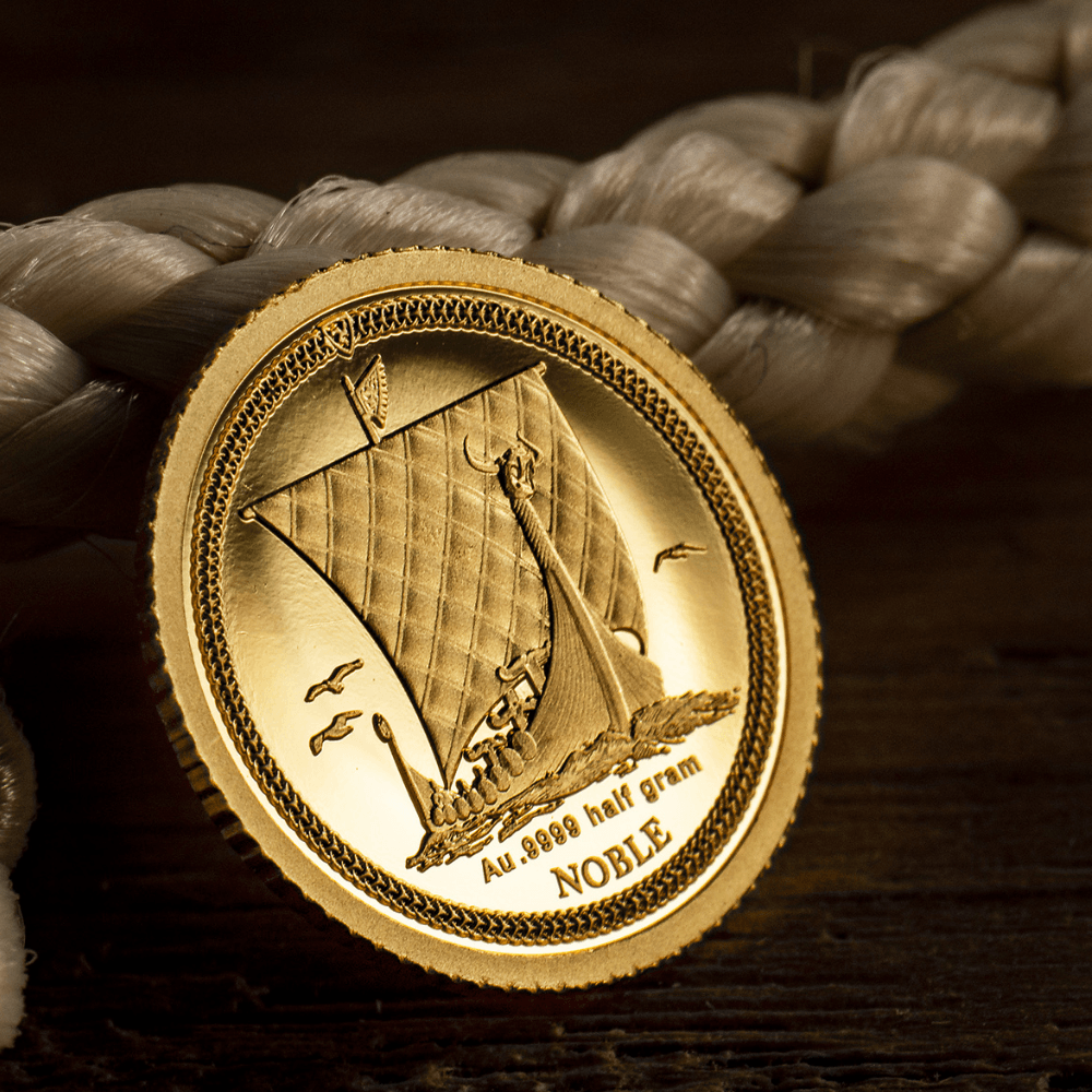 ONE NOBLE Gold Coin Isle of Man 2023 - PARTHAVA COIN