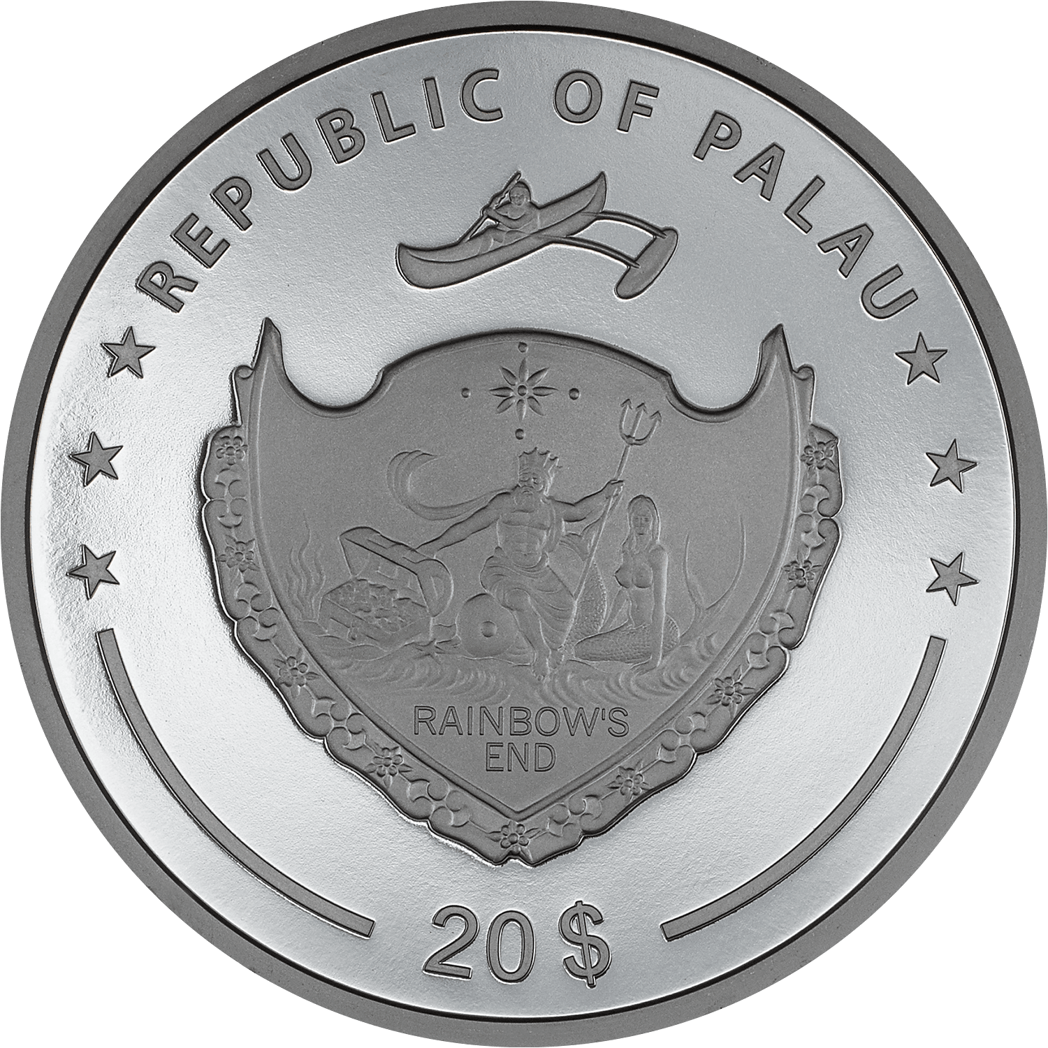 OUT OF THE DARK 3 Oz Silver Coin $20 Palau 2024 - PARTHAVA COIN