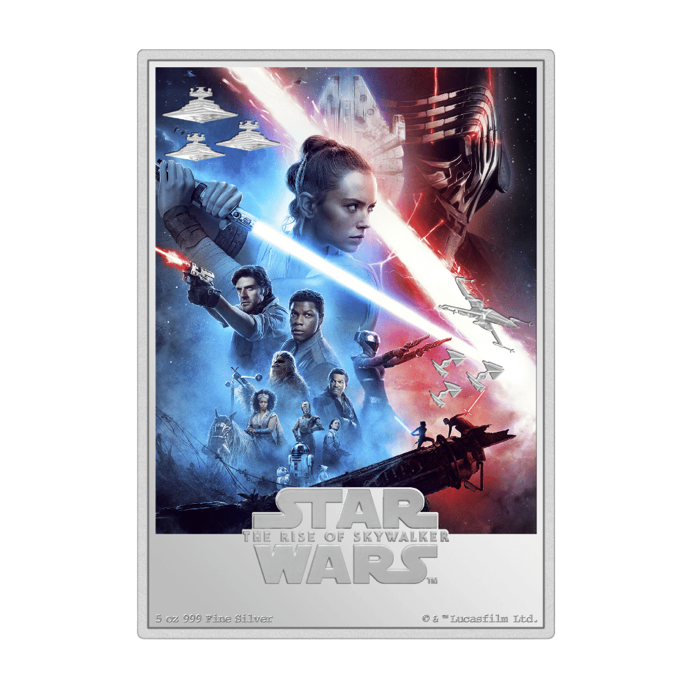 RISE OF SKYWALKER Star Wars™ 5 Oz Silver Coin $10 Niue 2024 - PARTHAVA COIN