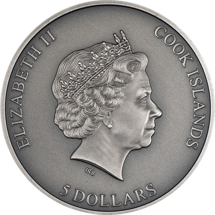 SECRET HEART 1 Oz Silver Coin $5 Cook Islands 2023 - PARTHAVA COIN