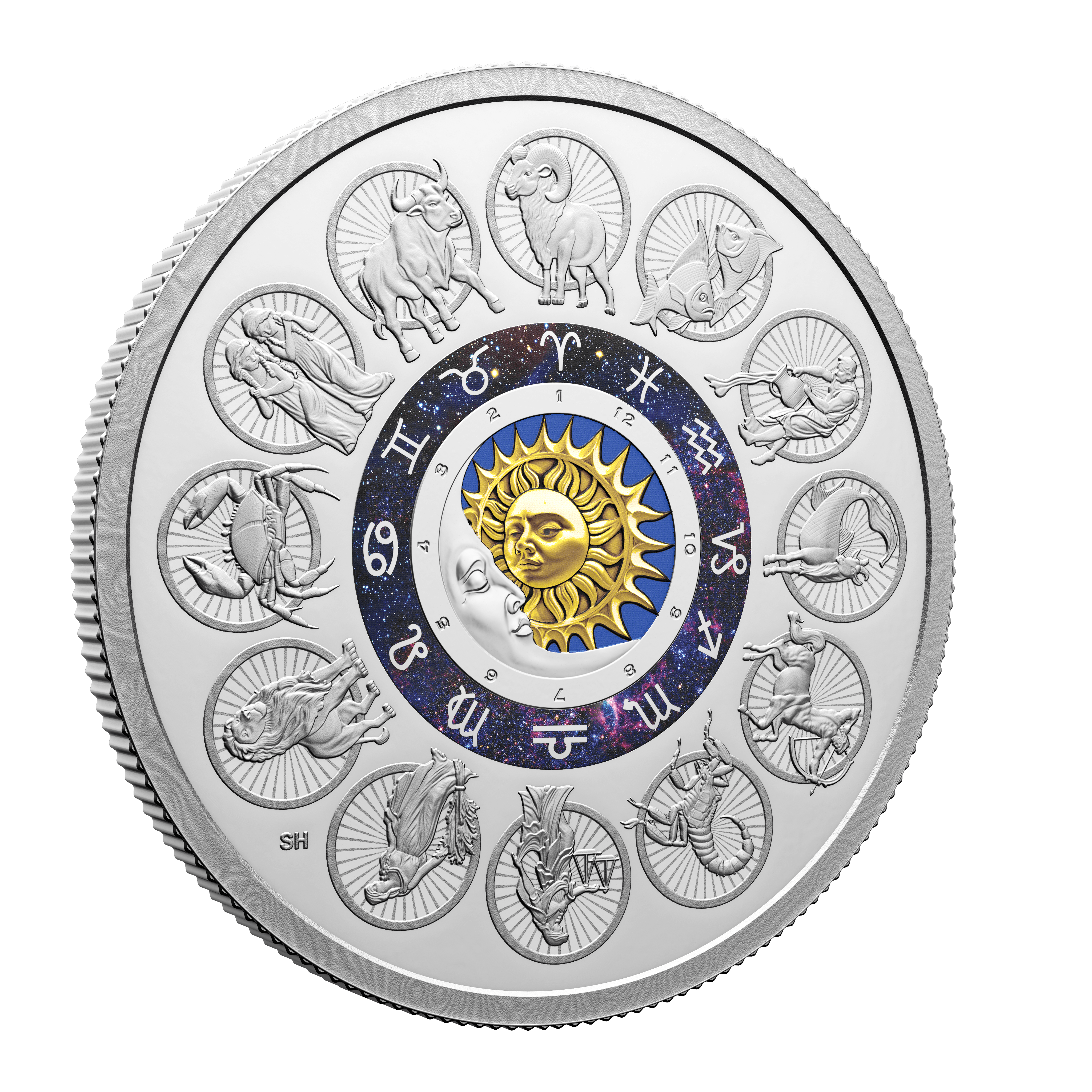 SIGNS OF THE ZODIAC 2 Oz Silver Coin $30 Canada 2024 - PARTHAVA COIN