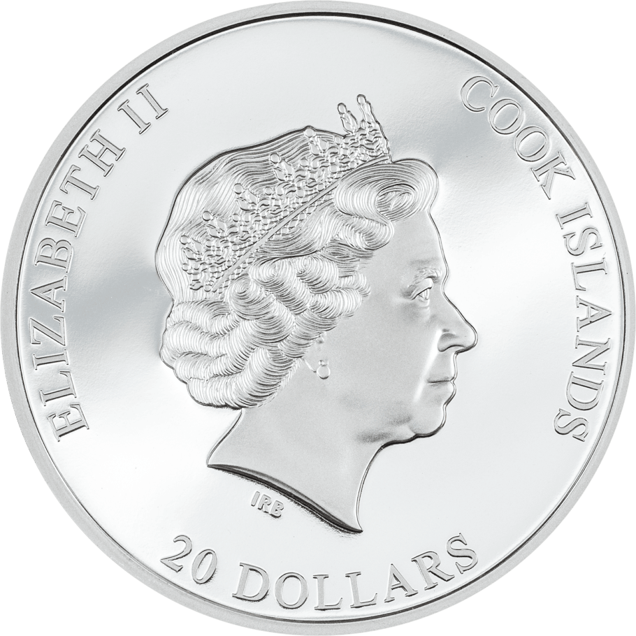 SILVER BURST 3 Oz Silver Coin $20 Cook Islands 2023 - PARTHAVA COIN