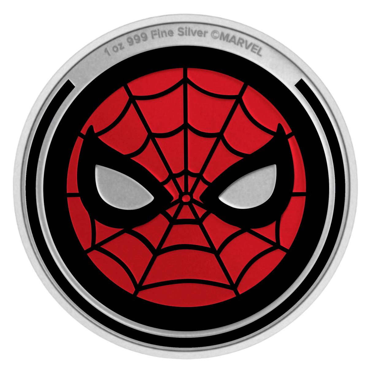 SPIDER-MAN Web-Slinger 1 oz Silver Coin $2 Niue 2023