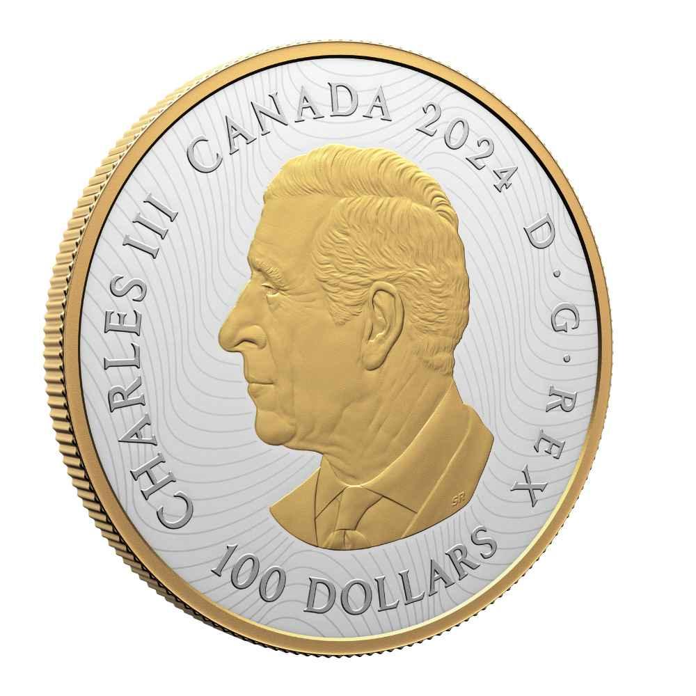 THE CYCLE OF LIFE 2 Oz Pure Silver Coin $100 Canada 2024 - PARTHAVA COIN