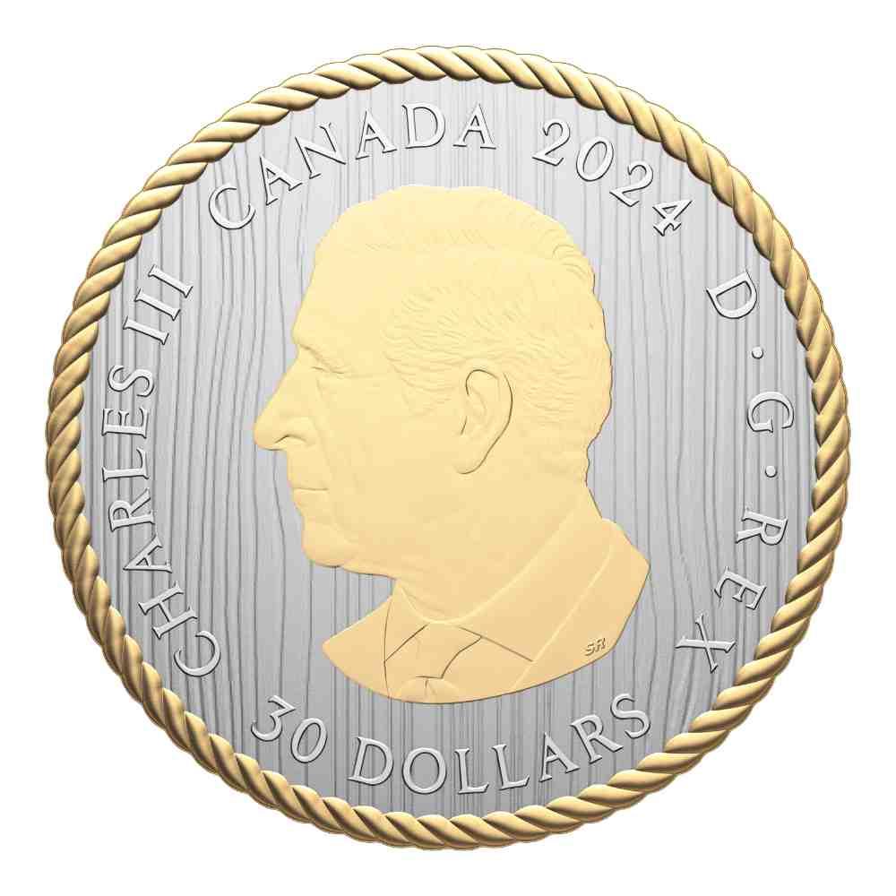 THE HUNTER 2 Oz Silver Coin $30 Canada 2024 - PARTHAVA COIN