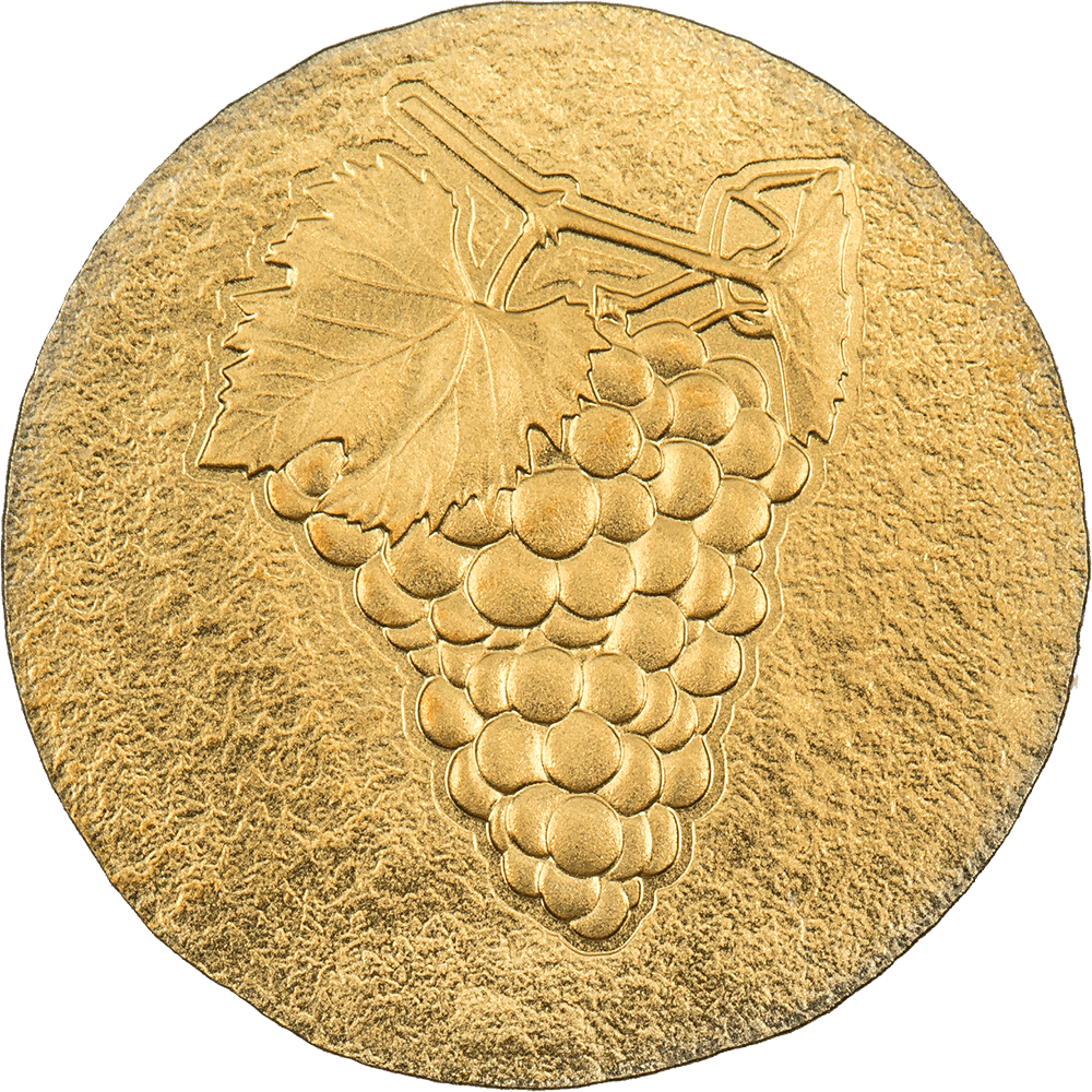 WINE GRAPES Naxos Ancient Greece Gold Coin $5 Cook Islands 2023 - PARTHAVA COIN