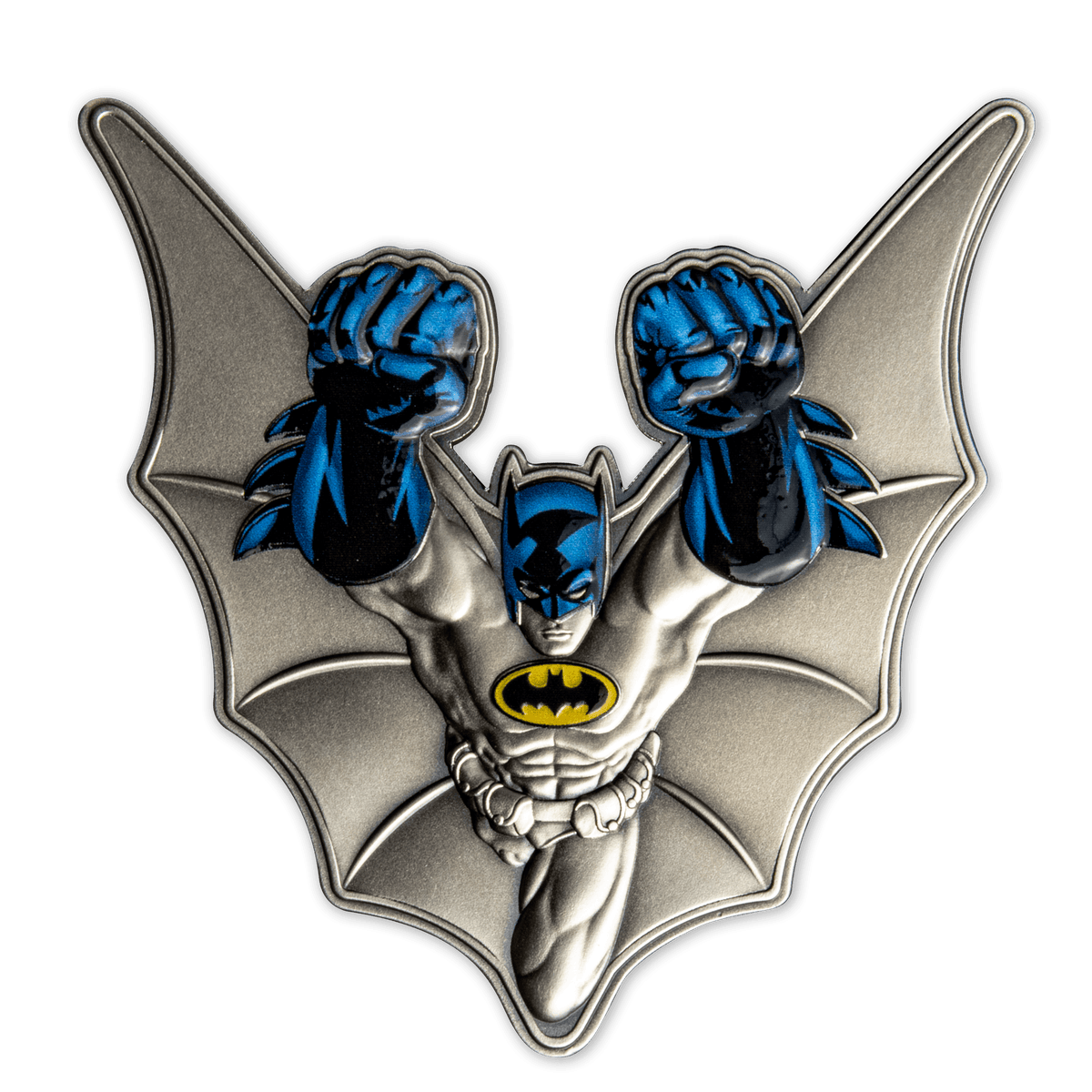 BATMAN 5 Oz Shaped Silver Coin $5 Barbados 2022