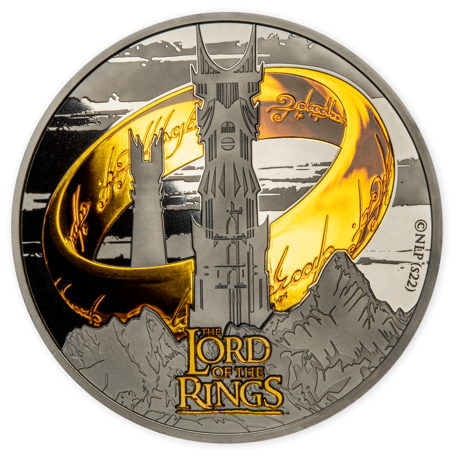 Samoa 3 Gram Lord of the Rings Officially Licensed Minted Silver Note